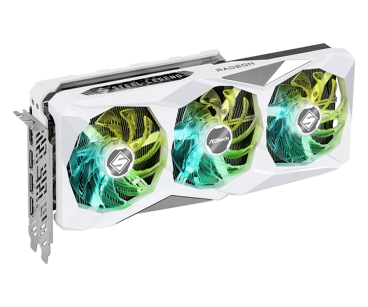 بطاقة رسومات ASROCK RX7800XT S - مراجعة Triple Fan Gaming Graphics Card 16Gb وسعره